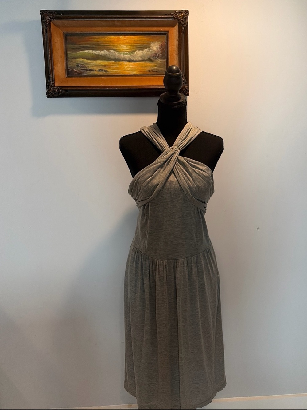 Burberry London halter dress Capsule wadrobe Quiet Luxury Minimalist old money